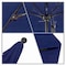 California Umbrella 7.5' Black Aluminum Market Patio Umbrella, Pacifica Navy 194061334997 - alternate 3